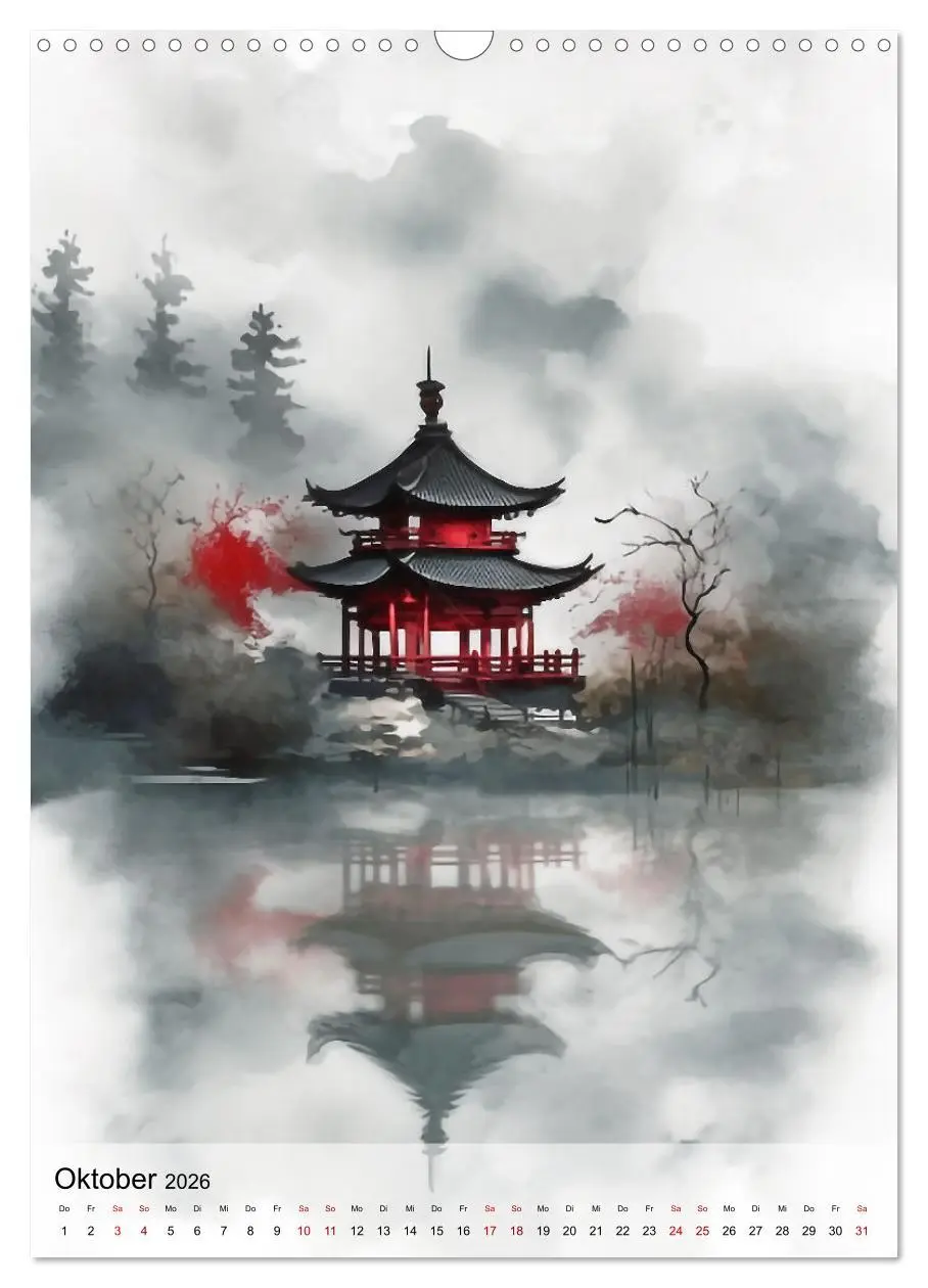 Bild: 9783516319996 | Ruhe im Zen (Wandkalender 2026 DIN A3 hoch), CALVENDO Monatskalender
