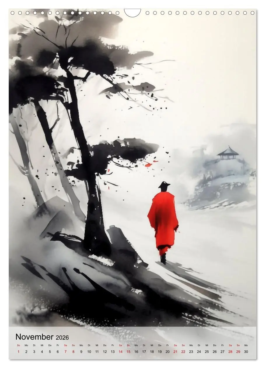 Bild: 9783516319996 | Ruhe im Zen (Wandkalender 2026 DIN A3 hoch), CALVENDO Monatskalender