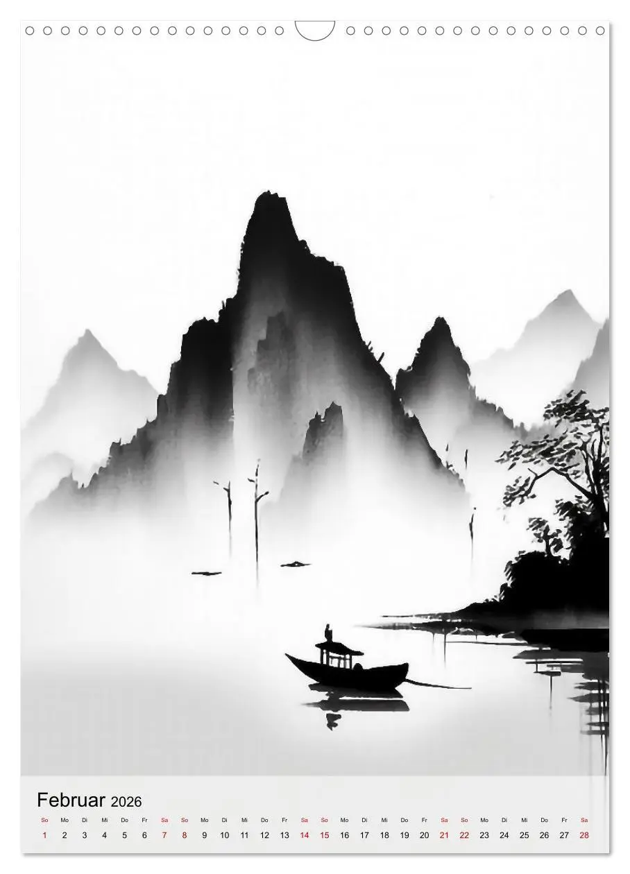 Bild: 9783516319996 | Ruhe im Zen (Wandkalender 2026 DIN A3 hoch), CALVENDO Monatskalender