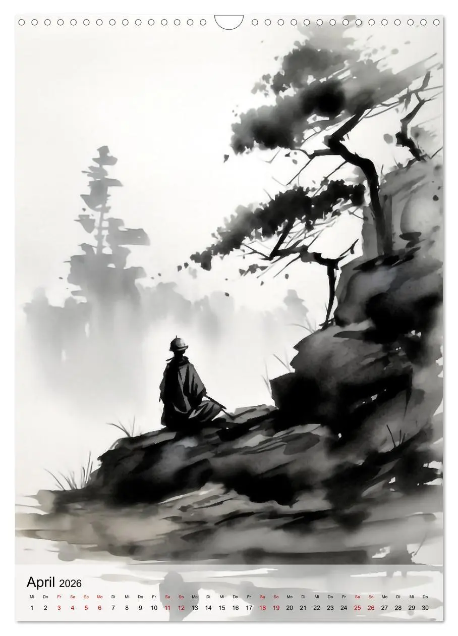 Bild: 9783516319996 | Ruhe im Zen (Wandkalender 2026 DIN A3 hoch), CALVENDO Monatskalender
