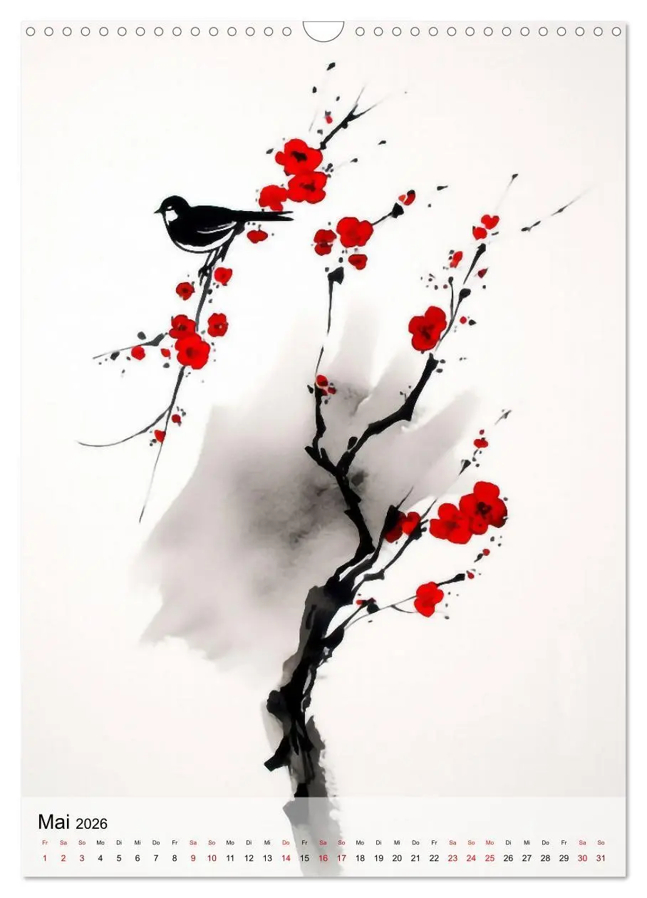 Bild: 9783516319996 | Ruhe im Zen (Wandkalender 2026 DIN A3 hoch), CALVENDO Monatskalender