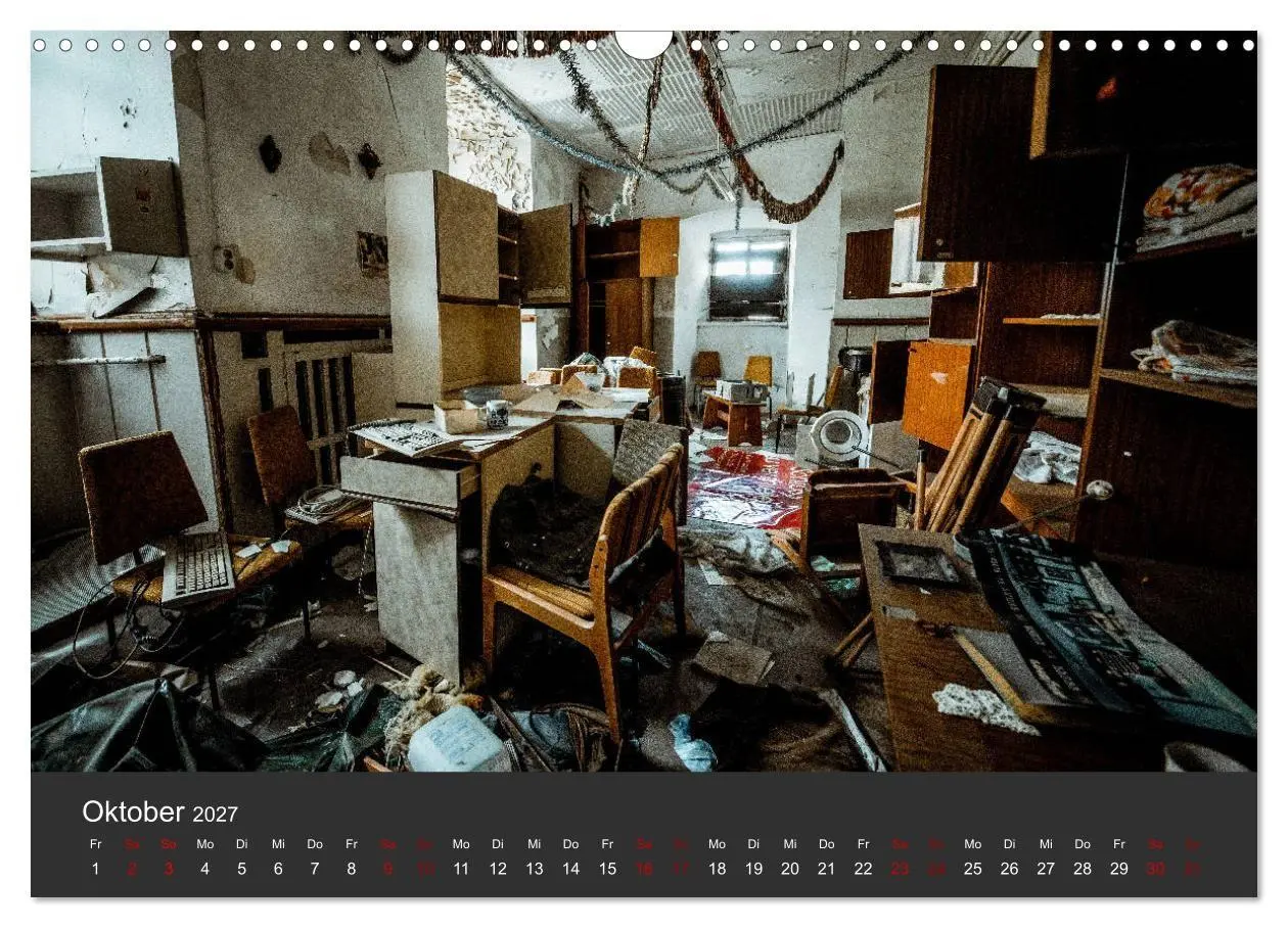 Bild: 9783569649996 | Verlassene Orte - Ein Lost Places Kalender (Wandkalender 2027 DIN...