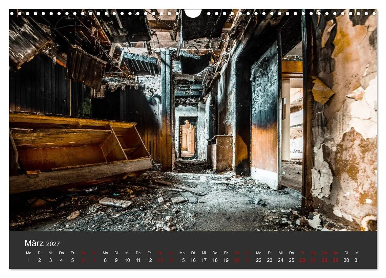 Bild: 9783569649996 | Verlassene Orte - Ein Lost Places Kalender (Wandkalender 2027 DIN...