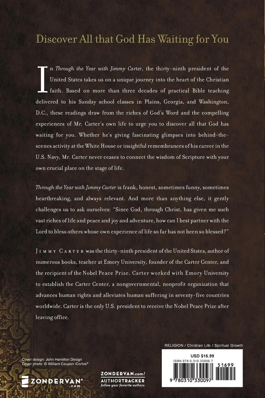 Rückseite: 9780310330097 | Through the Year with Jimmy Carter | Jimmy Carter | Taschenbuch | 2012