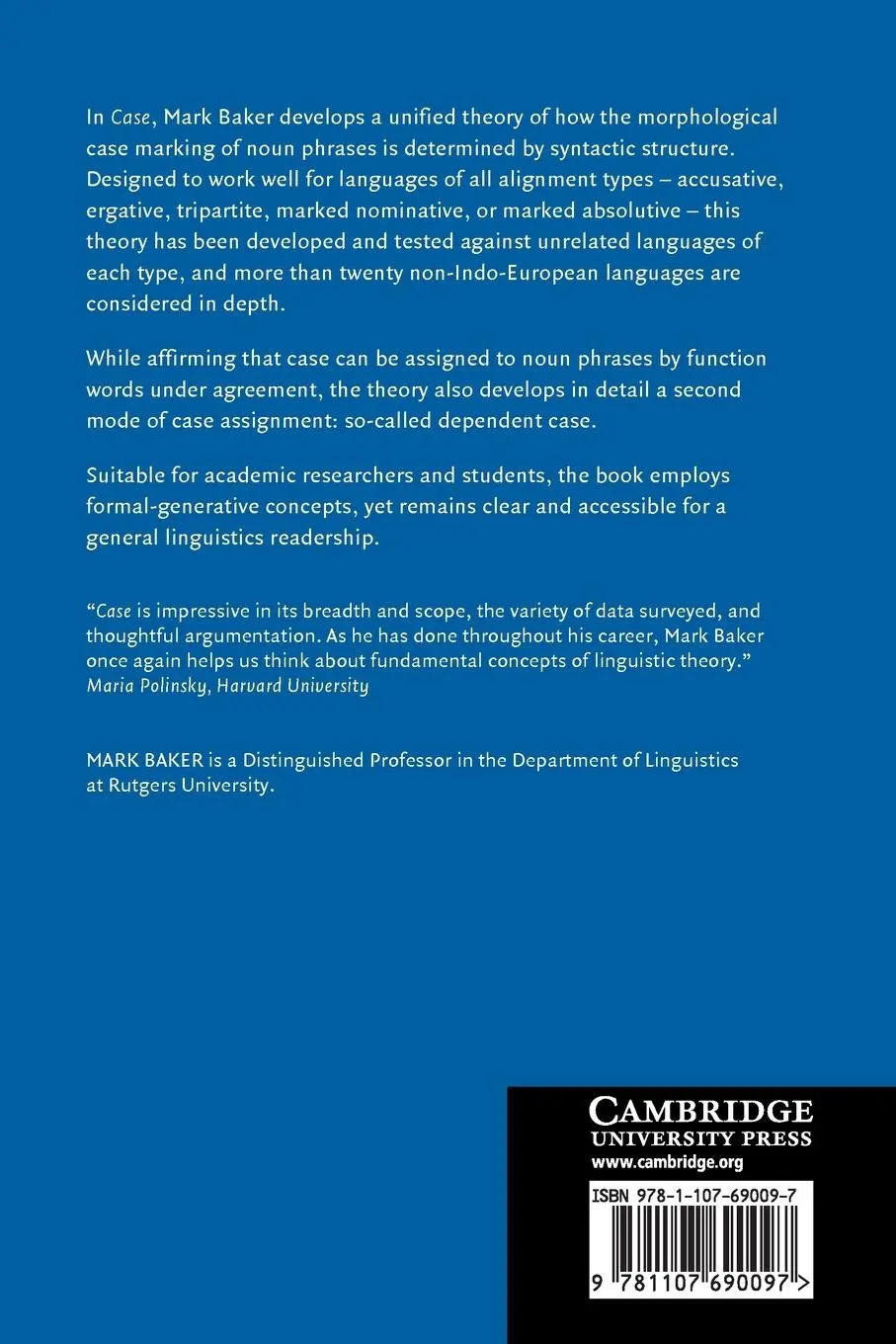 Rückseite: 9781107690097 | Case | Mark Baker | Taschenbuch | Englisch | 2015 | EAN 9781107690097