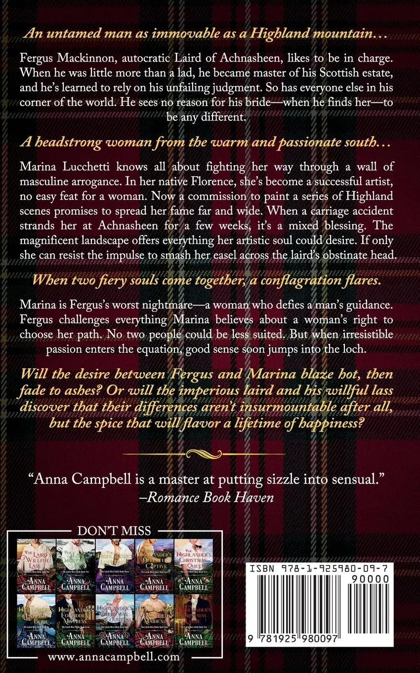 Rückseite: 9781925980097 | The Laird's Willful Lass | The Lairds Most Likely Book 1 | Campbell