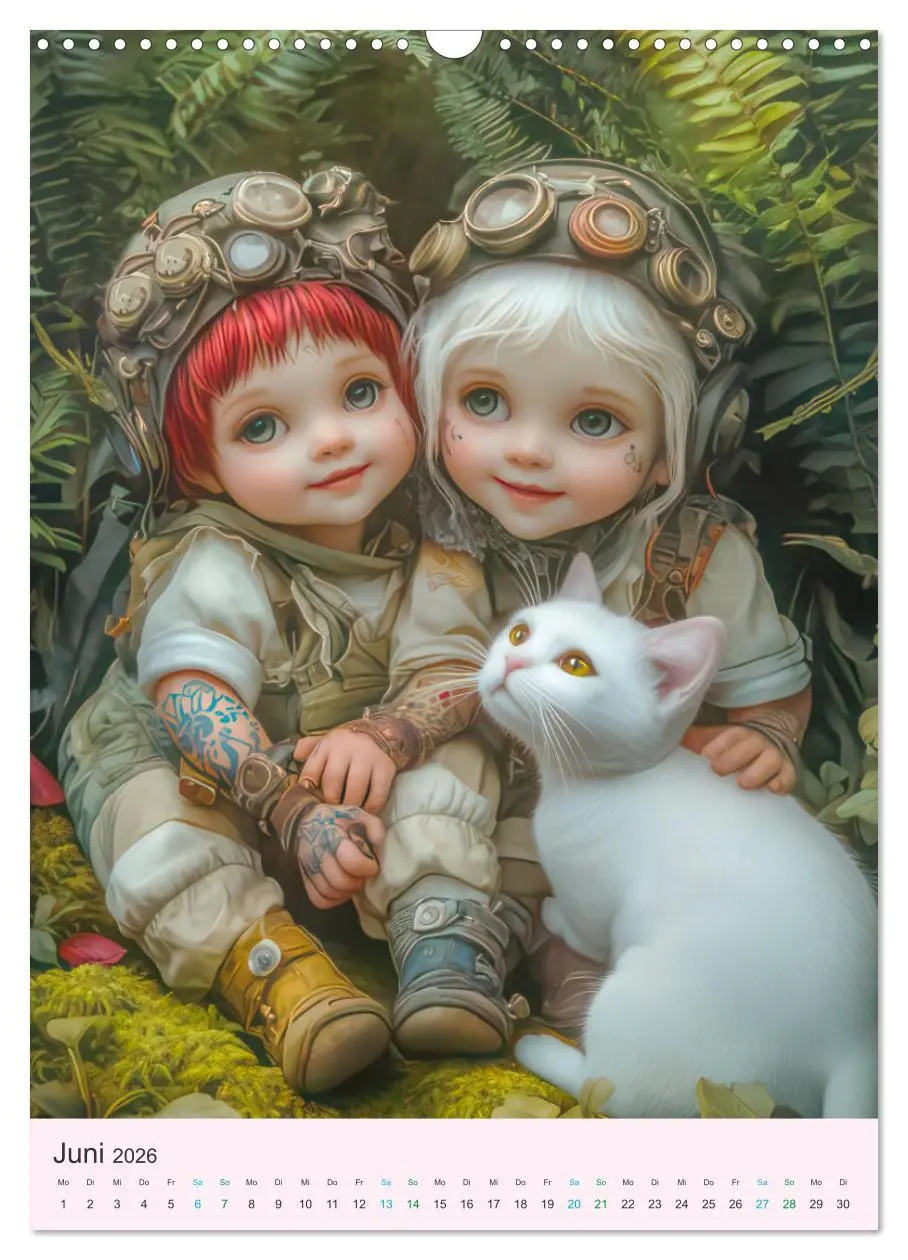 Bild: 9783457270097 | Steampunk Puppen - Zauberhafte Puppenfiguren (Wandkalender 2026 DIN...