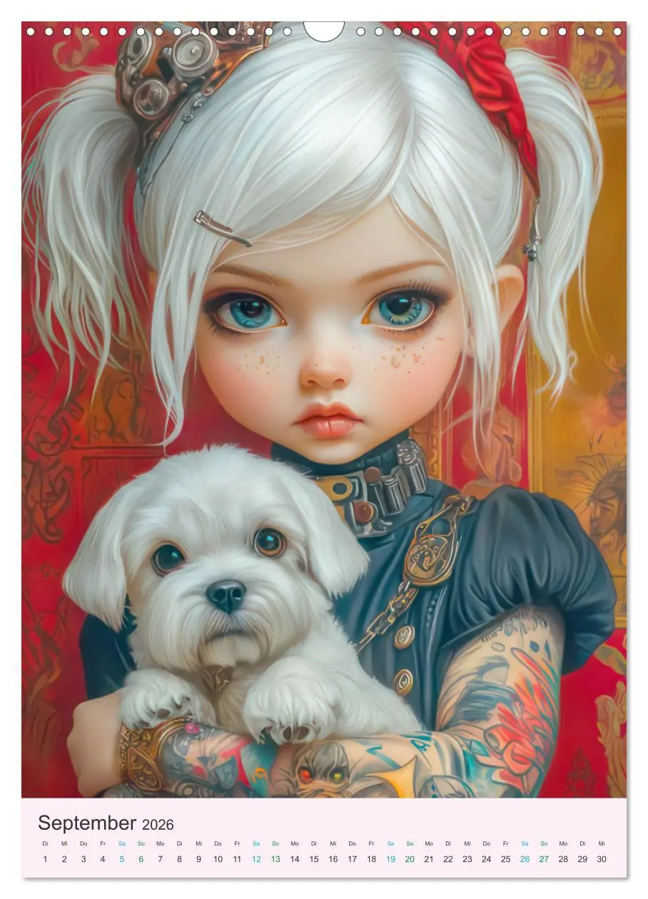 Bild: 9783457270097 | Steampunk Puppen - Zauberhafte Puppenfiguren (Wandkalender 2026 DIN...