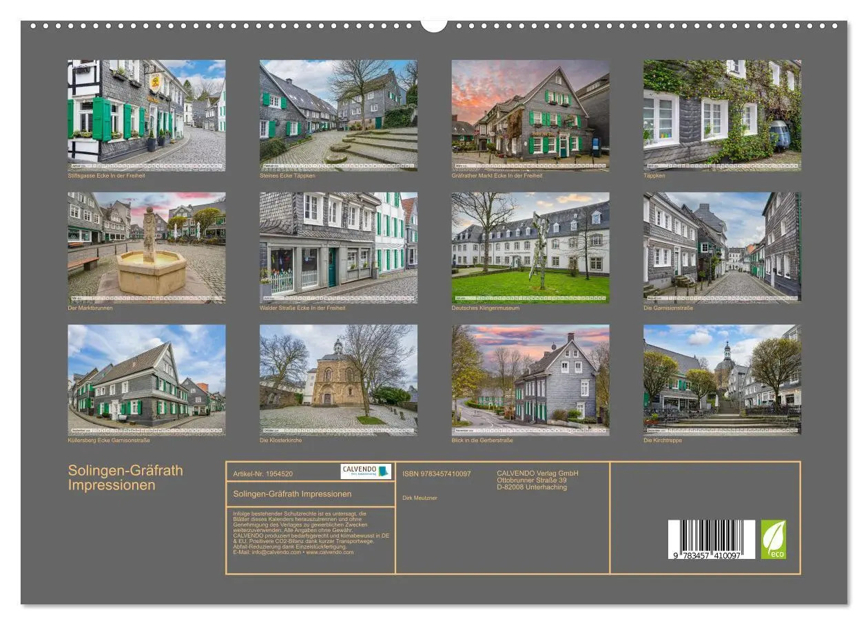 Bild: 9783457410097 | Solingen-Gräfrath Impressionen (hochwertiger Premium Wandkalender...