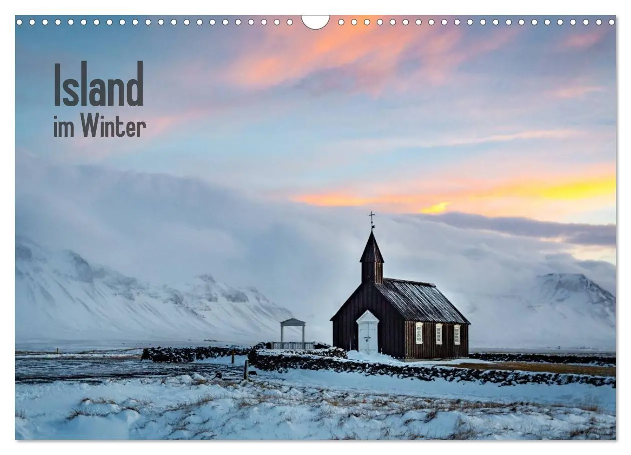 Cover: 9783457960097 | Island im Winter (Wandkalender 2026 DIN A3 quer), CALVENDO...