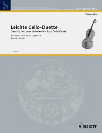 Cover: 9790001060097 | Leichte Celloduette 2 2Vcl. | Buch | Schott Music | EAN 9790001060097