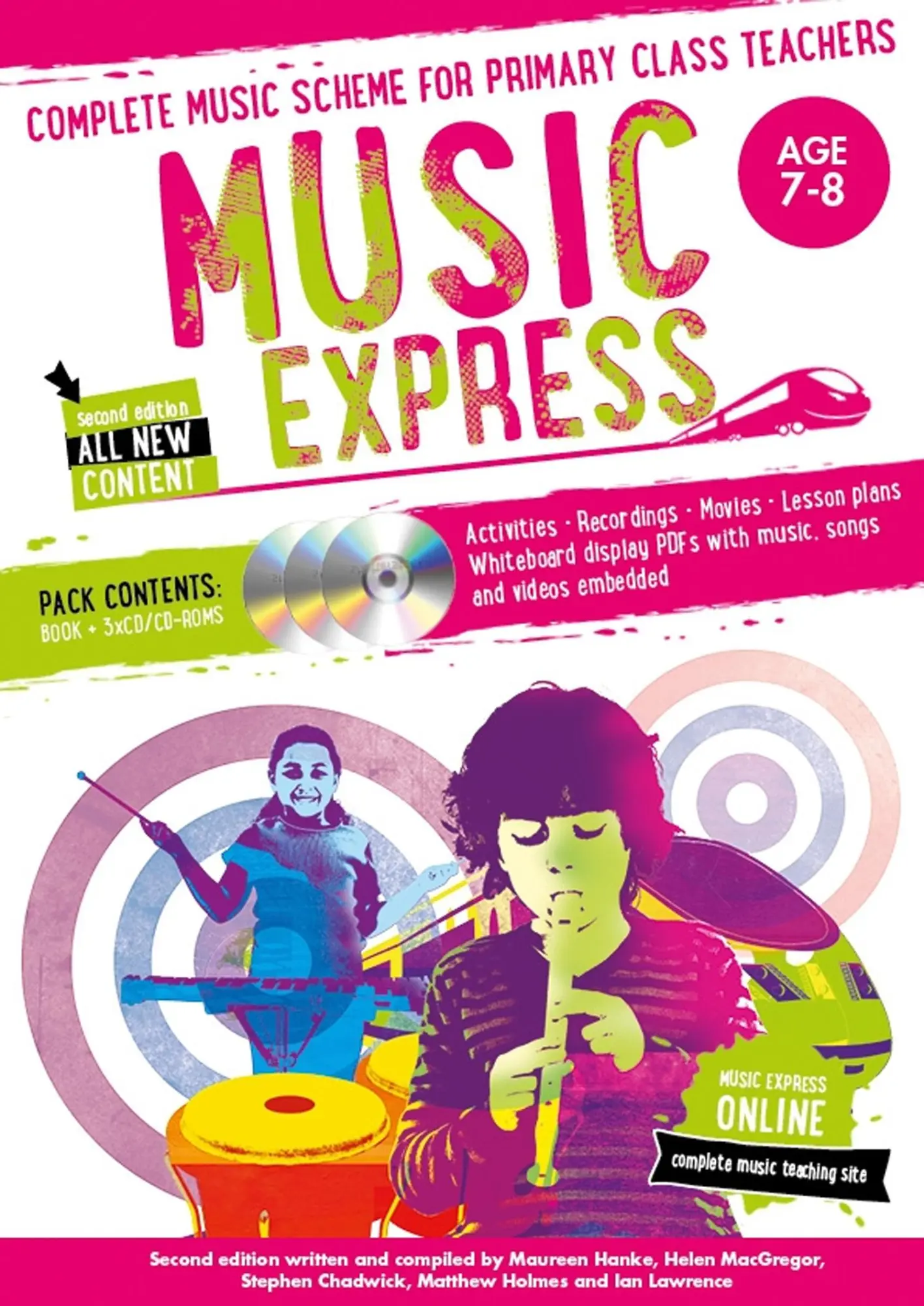 Cover: 9781472900197 | Music Express: Age 7-8 (Book + 3cds + DVD-Rom) | Maureen Hanke (u. a.)