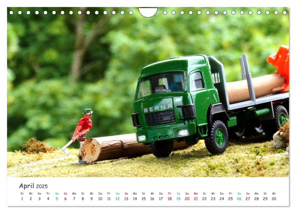 Bild: 9783457190197 | Autos auf der Modellbahn (Wandkalender 2025 DIN A4 quer), CALVENDO...