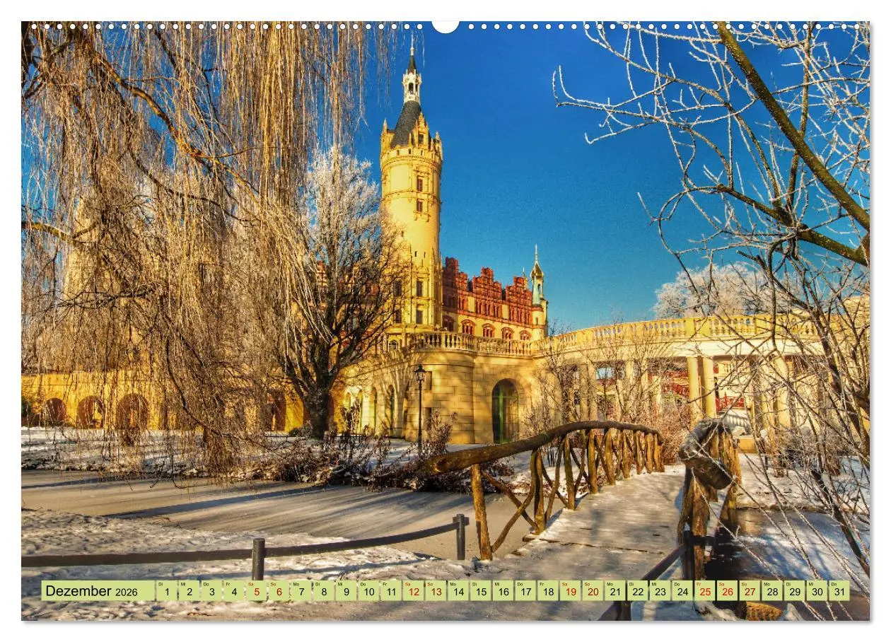Bild: 9783457260197 | Schwerin - Welterbe (Wandkalender 2026 DIN A2 quer), CALVENDO...