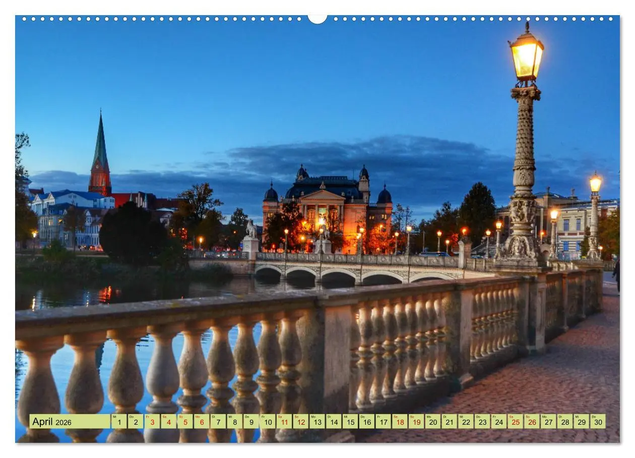 Bild: 9783457260197 | Schwerin - Welterbe (Wandkalender 2026 DIN A2 quer), CALVENDO...