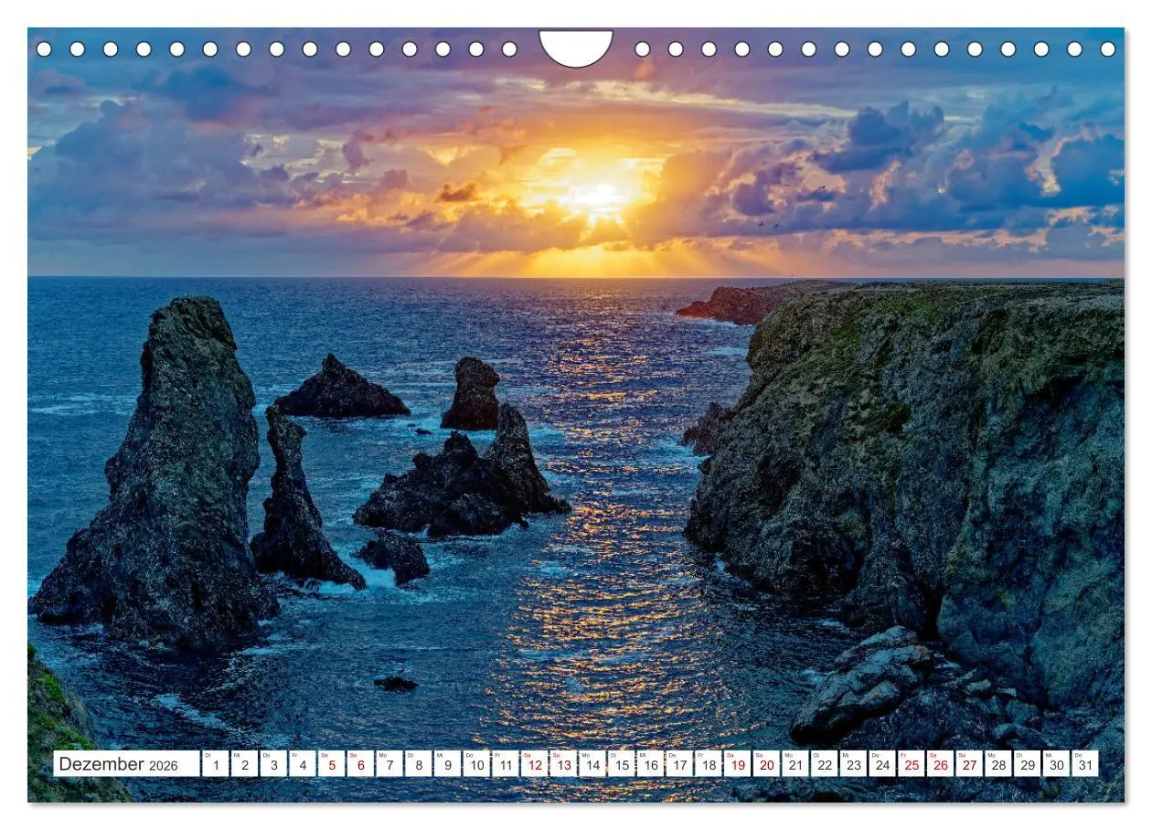 Bild: 9783457570197 | Belle Ile en Mer - Ein bretonisches Paradies (Wandkalender 2026 DIN...