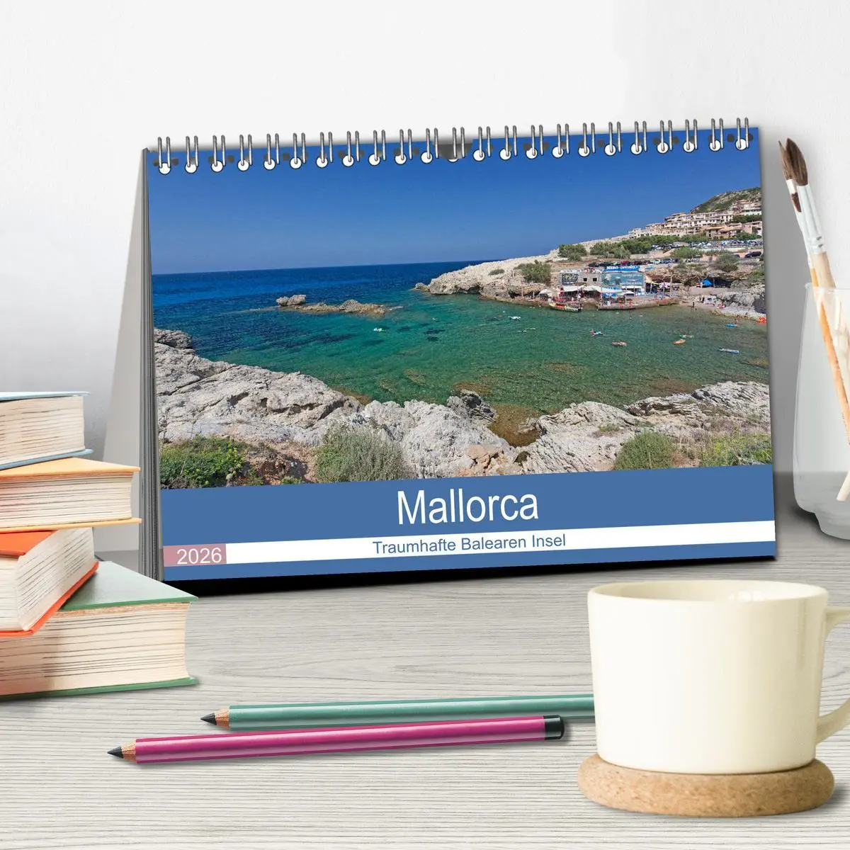 Bild: 9783516040197 | Mallorca - Traumhafte Balearen Insel (Tischkalender 2026 DIN A5...