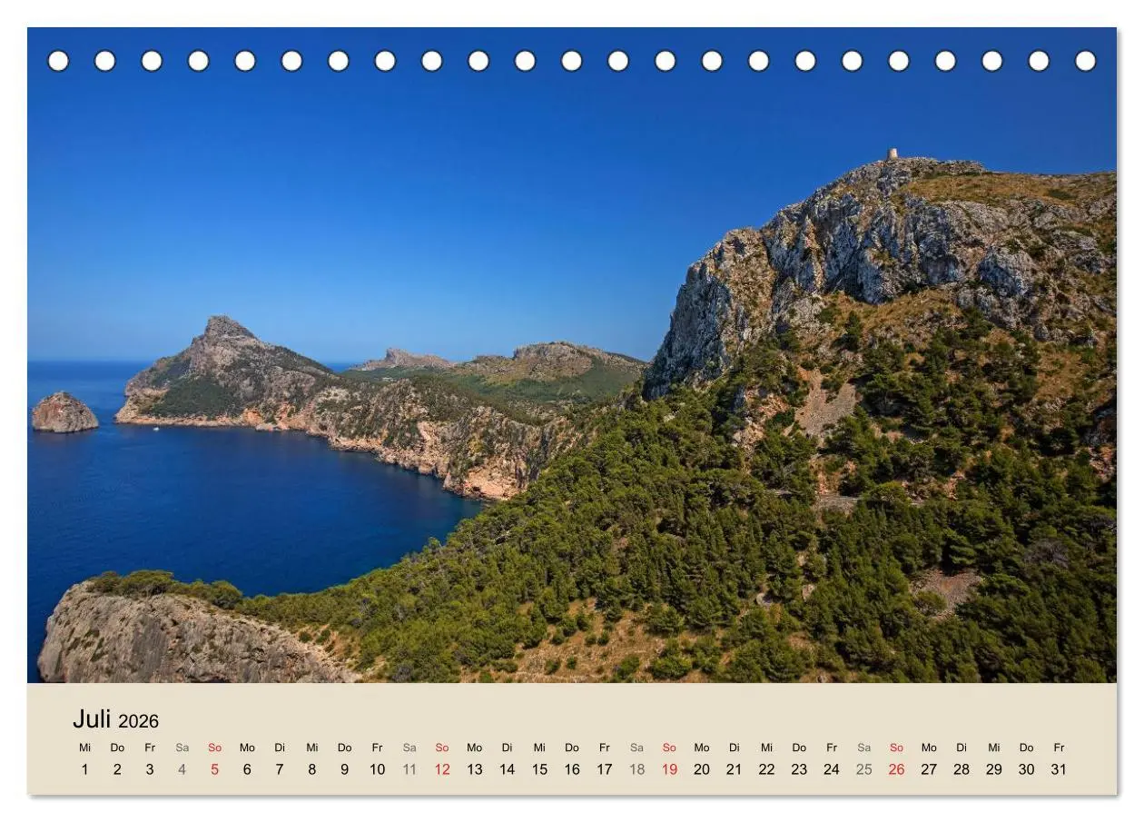 Bild: 9783516040197 | Mallorca - Traumhafte Balearen Insel (Tischkalender 2026 DIN A5...