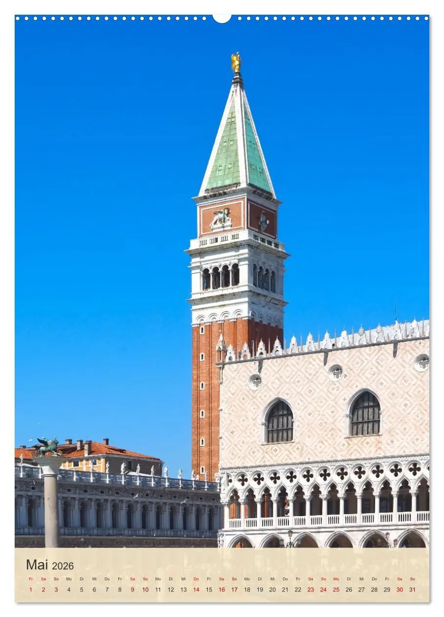 Bild: 9783516350197 | Für immer Dein Venedig (hochwertiger Premium Wandkalender 2026 DIN...