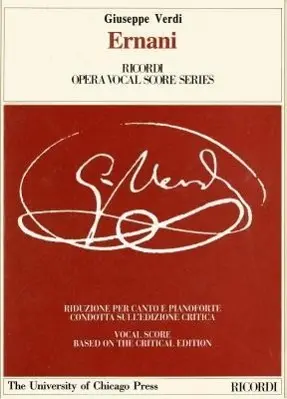 Cover: 9788875920197 | Ernani | Riduzione Per Canto E Pianoforte | Giuseppe Verdi | Buch