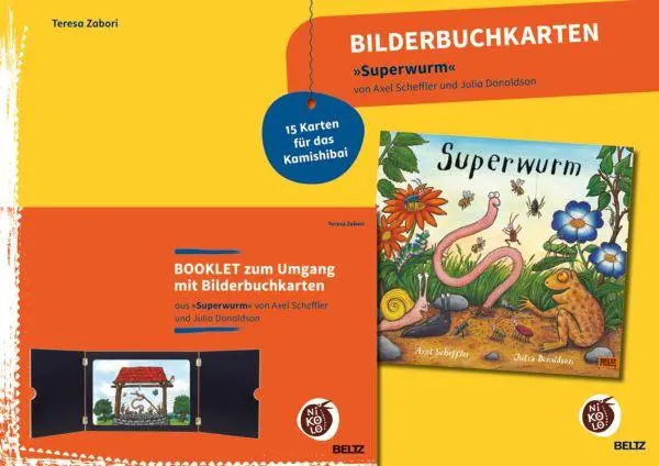 Cover: 4019172600297 | Bilderbuchkarten 'Superwurm' von Axel Scheffler und Julia Donaldson
