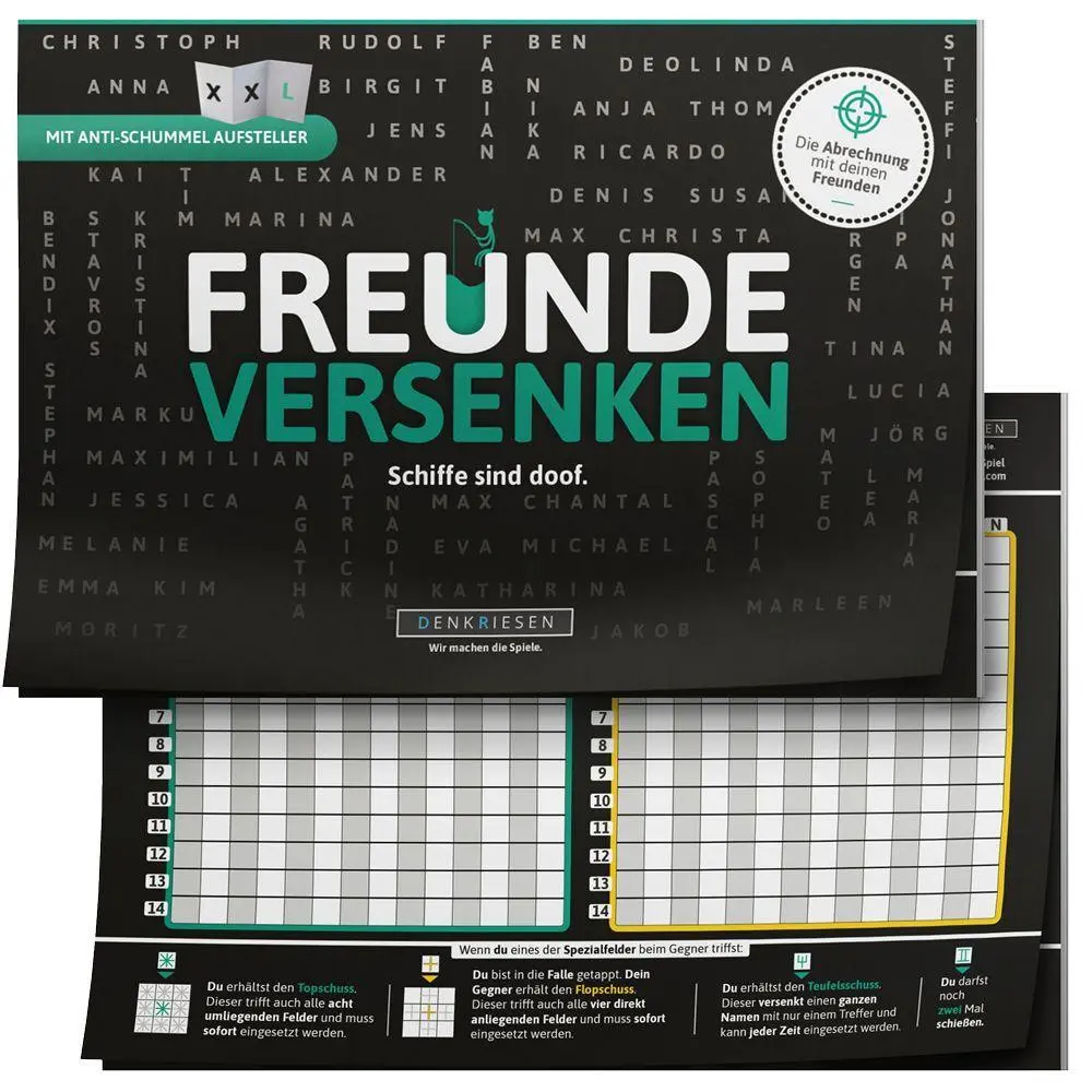 Cover: 4260528090297 | FREUNDE VERSENKEN® - "Schiffe sind doof" - Schiffe versenken neu...