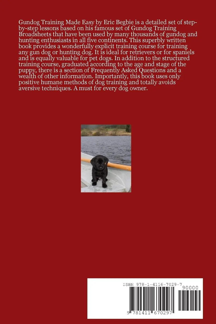 Rückseite: 9781411670297 | Gundog Training Made Easy | Eric Begbie | Taschenbuch | Englisch