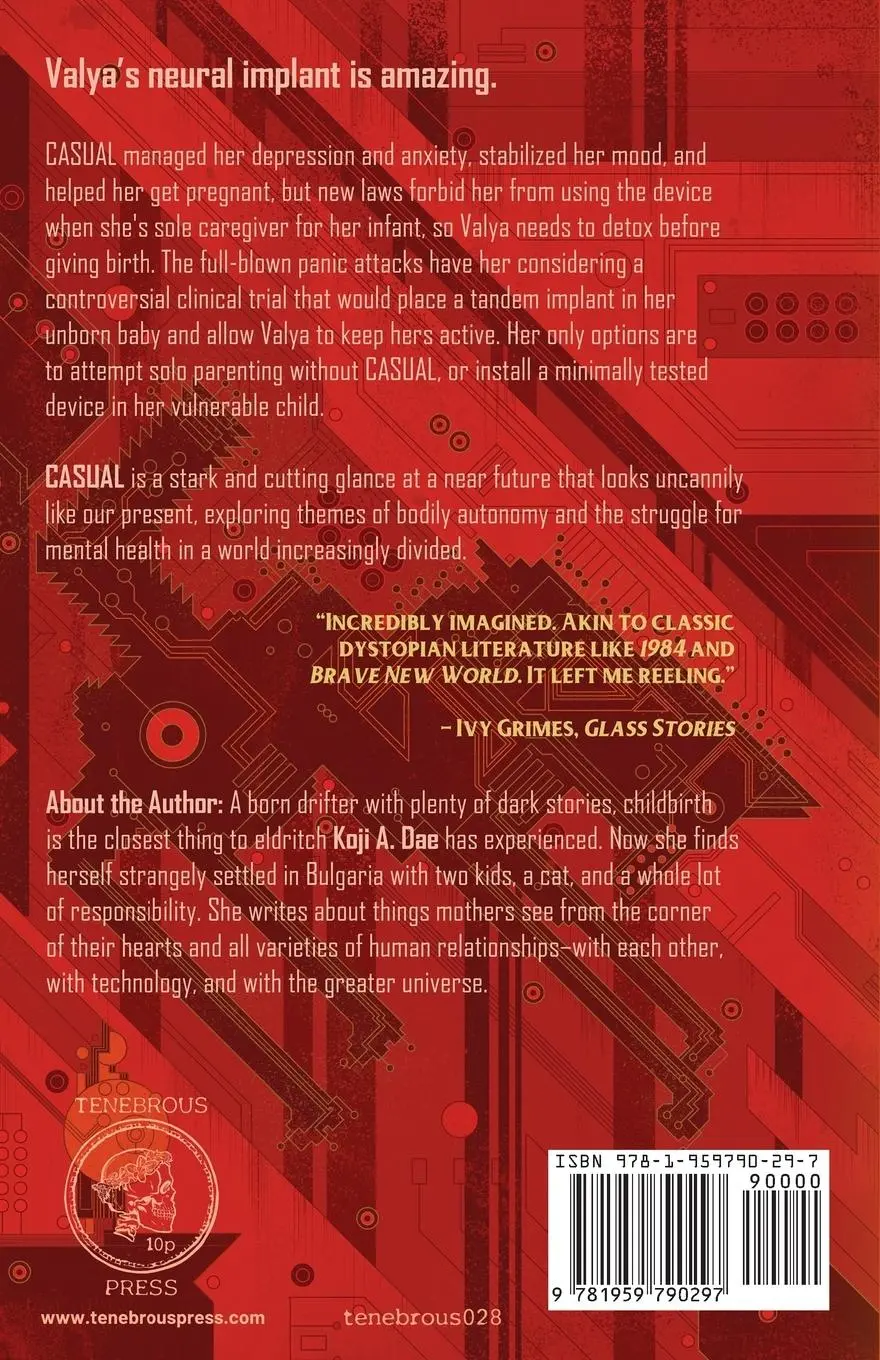 Rückseite: 9781959790297 | Casual | Koji A. Dae | Taschenbuch | Englisch | 2025 | Tenebrous Press