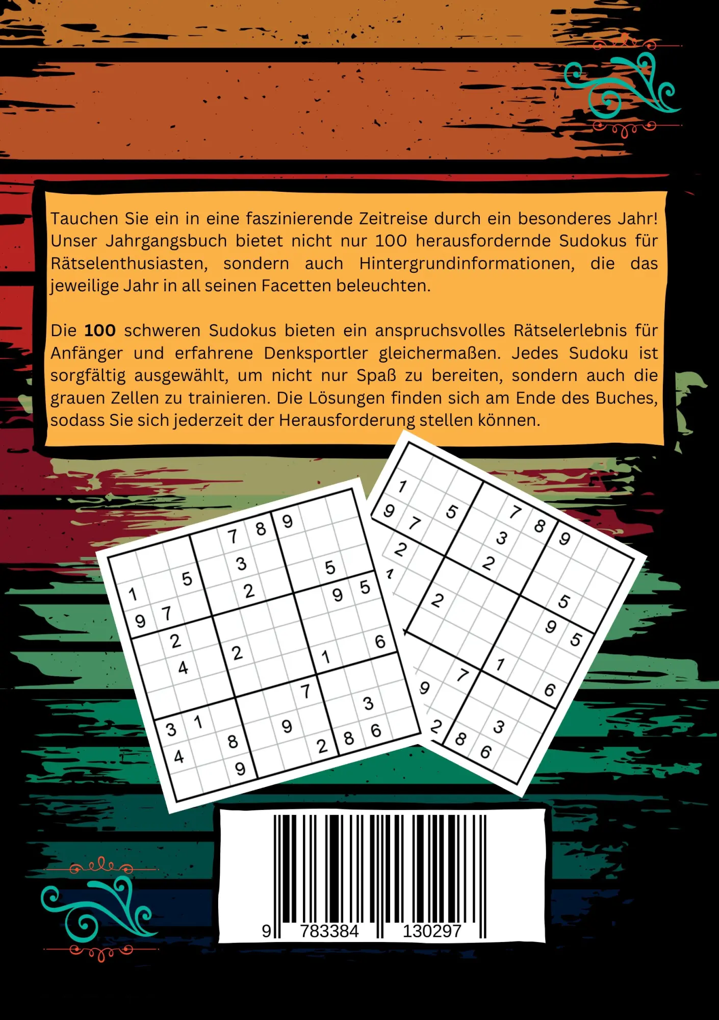 Rückseite: 9783384130297 | 1986- Rätselspaß und Zeitreise | Sudoku Jahrbücher | Taschenbuch