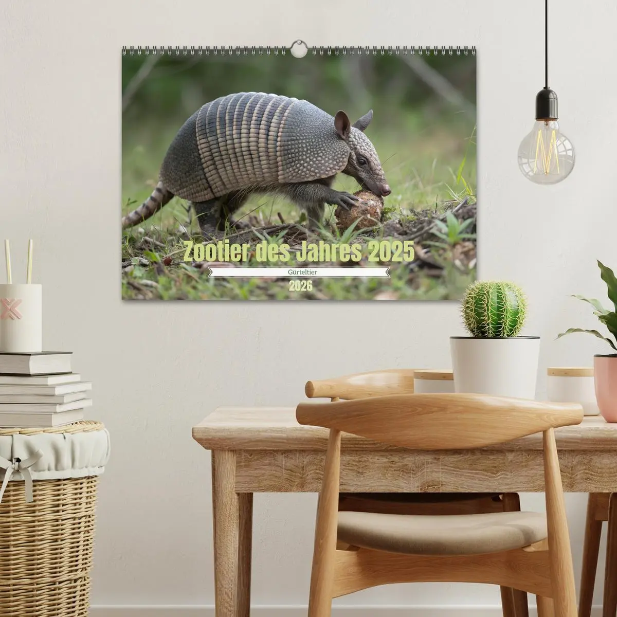 Bild: 9783457250297 | Zootier des Jahres 2025 - Gürteltier (Wandkalender 2026 DIN A3...