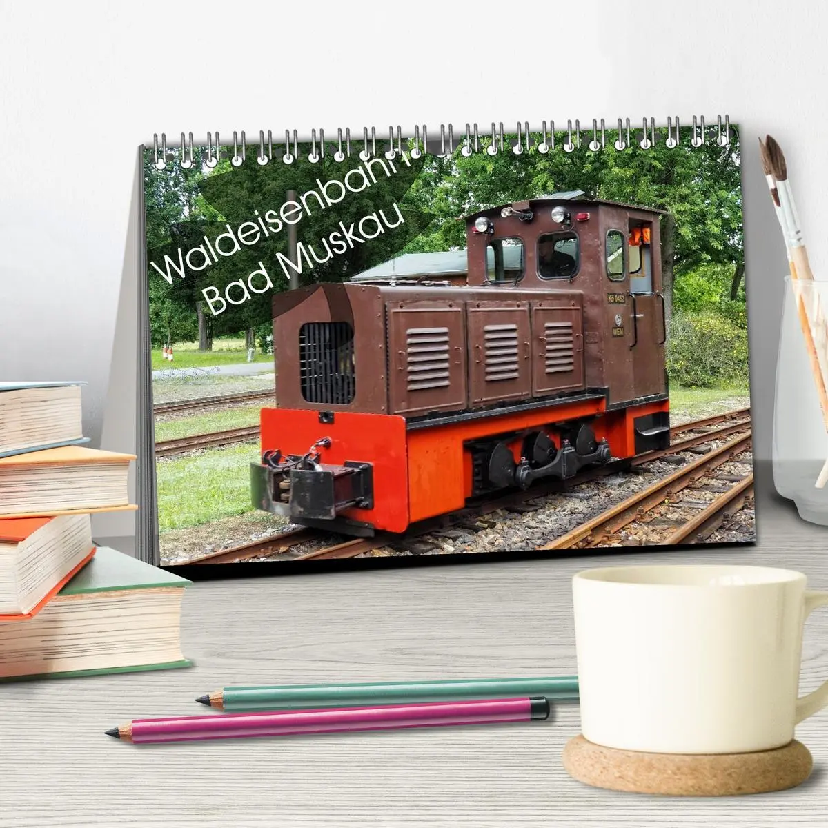Bild: 9783516030297 | Waldeisenbahn Bad Muskau (Tischkalender 2026 DIN A5 quer), CALVENDO...
