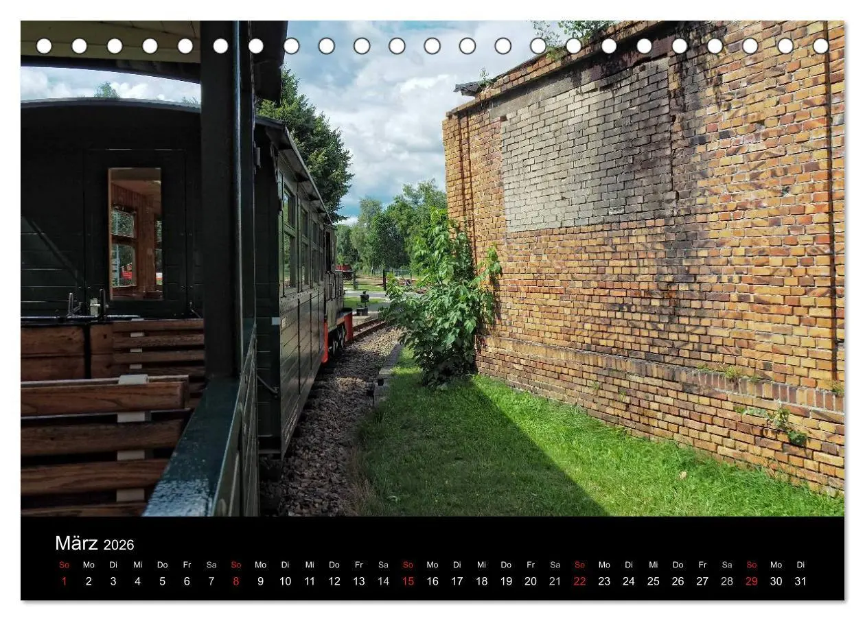 Bild: 9783516030297 | Waldeisenbahn Bad Muskau (Tischkalender 2026 DIN A5 quer), CALVENDO...