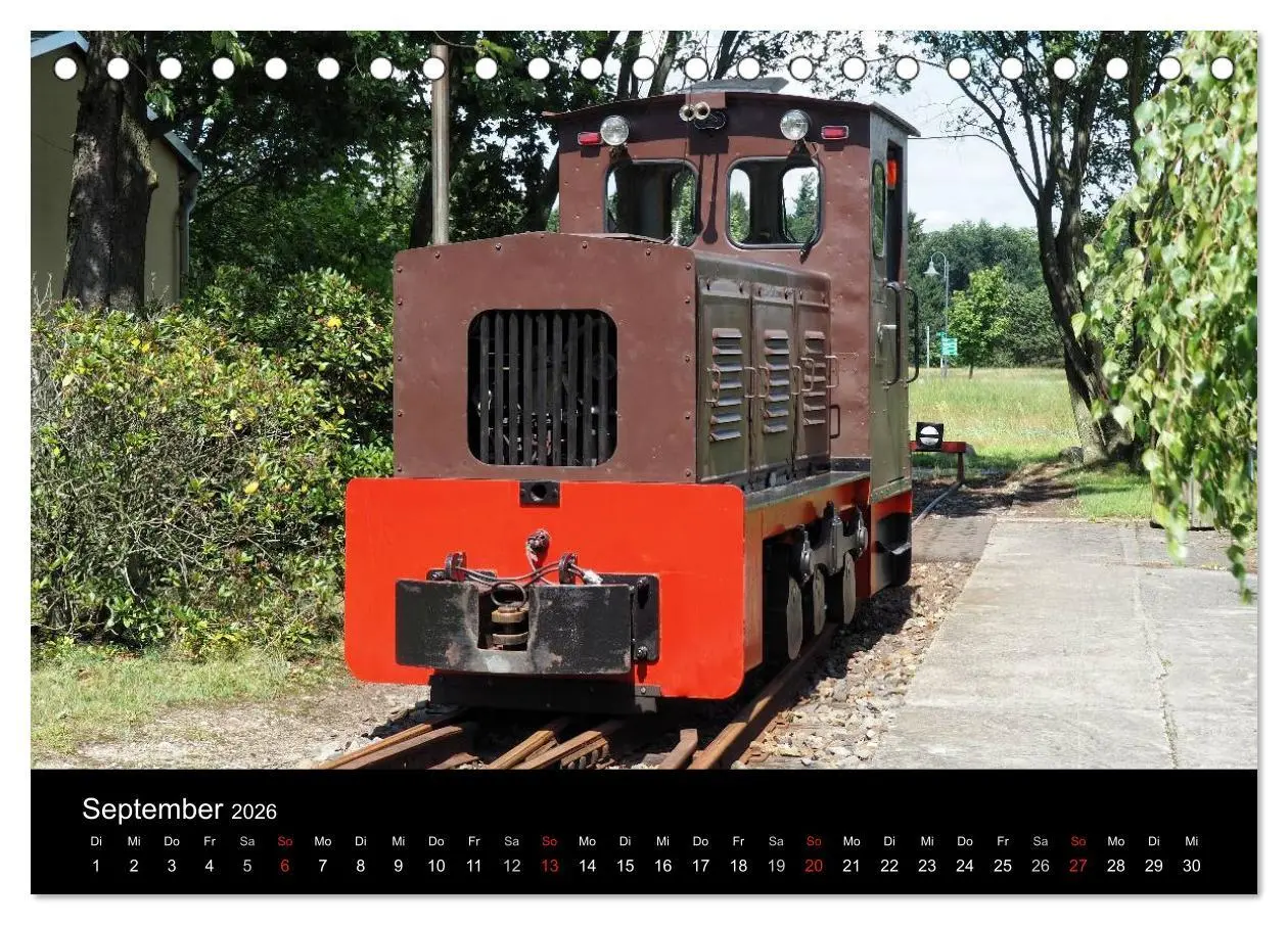 Bild: 9783516030297 | Waldeisenbahn Bad Muskau (Tischkalender 2026 DIN A5 quer), CALVENDO...