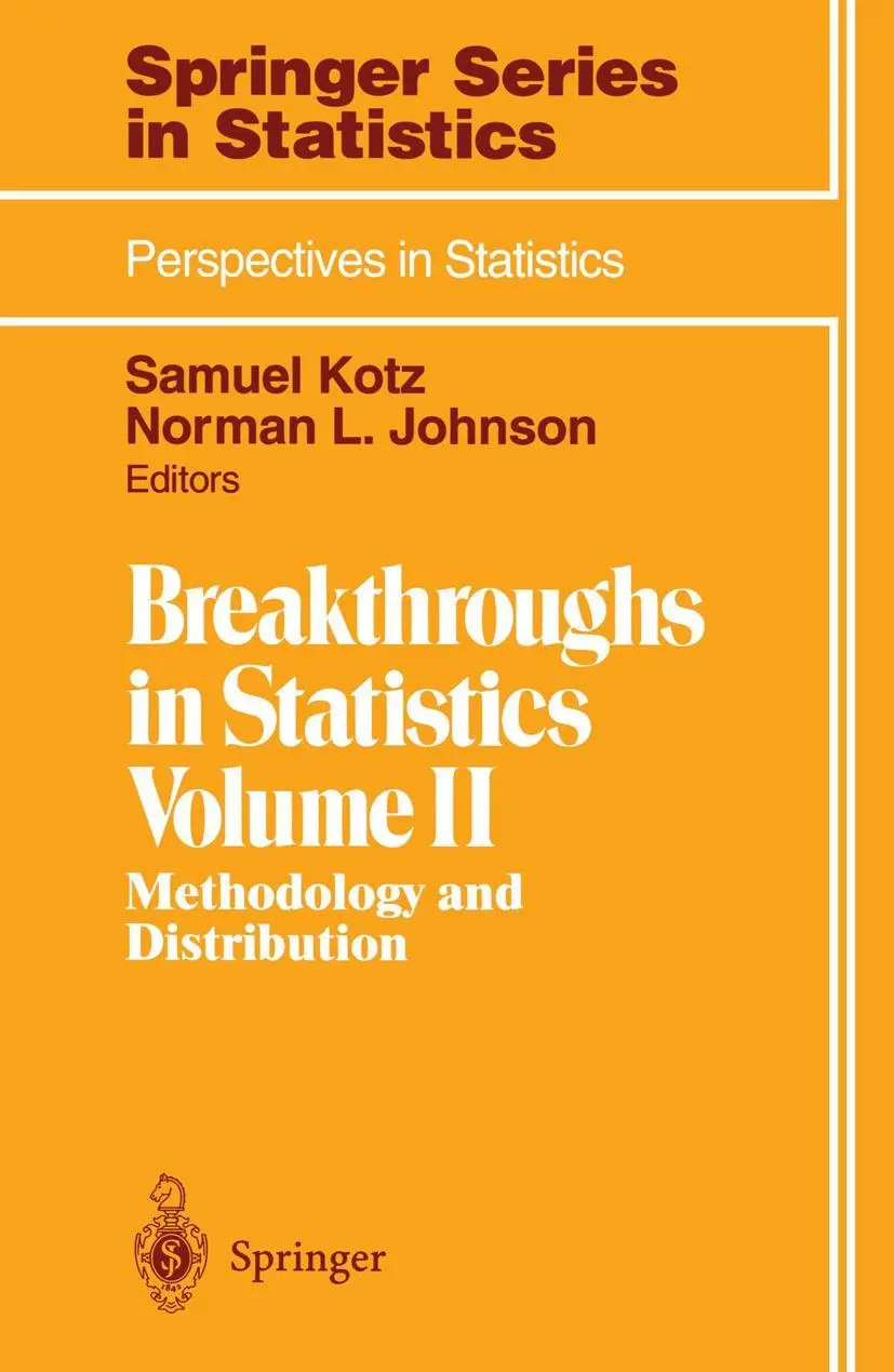 Cover: 9780387940397 | Breakthroughs in Statistics | Methodology and Distribution | Buch