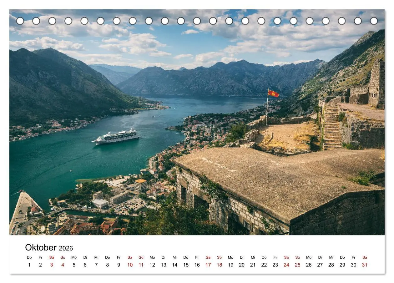 Bild: 9783457930397 | Montenegro - Im Land der schwarzen Berge (Tischkalender 2026 DIN A5...