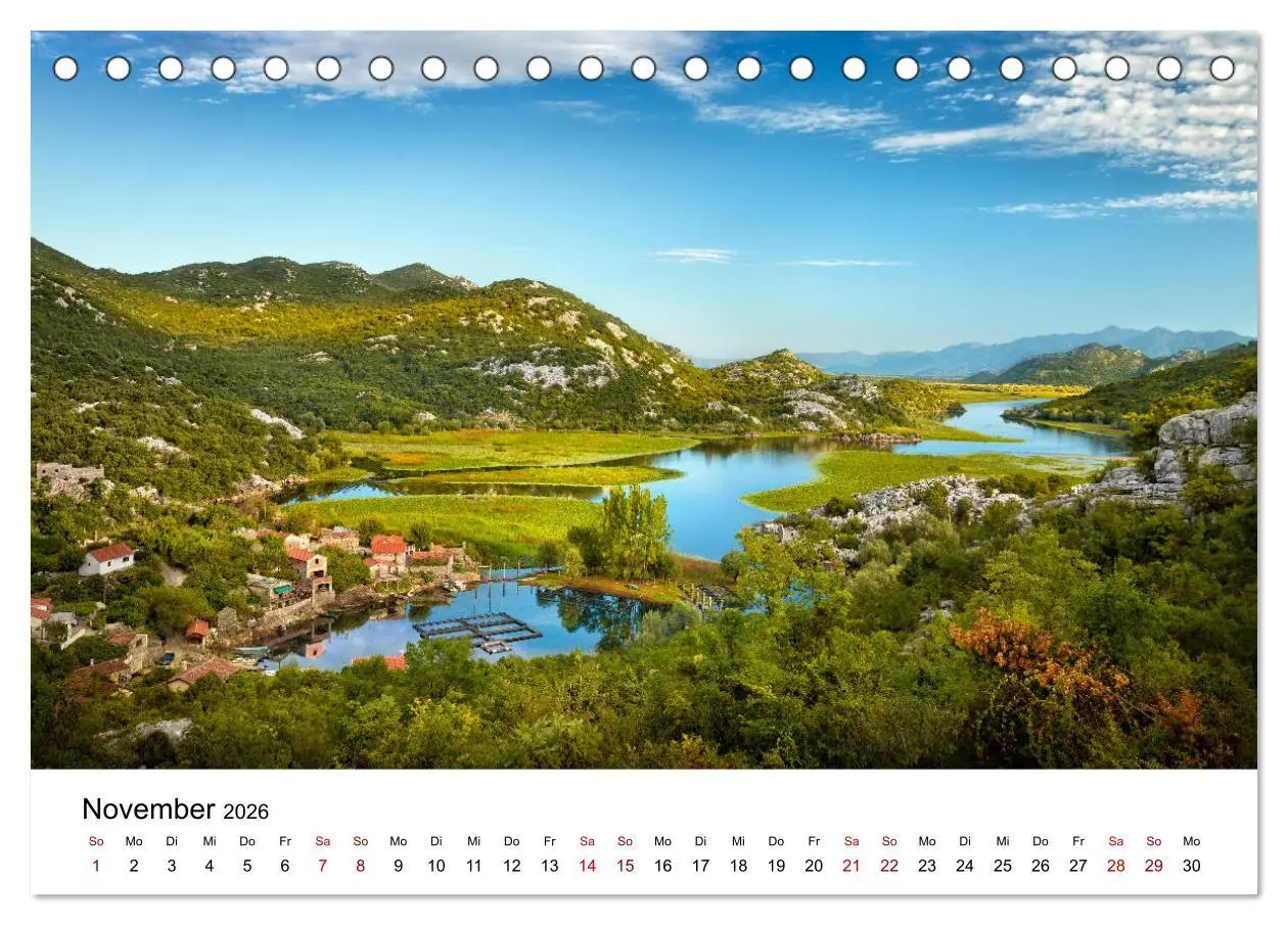 Bild: 9783457930397 | Montenegro - Im Land der schwarzen Berge (Tischkalender 2026 DIN A5...