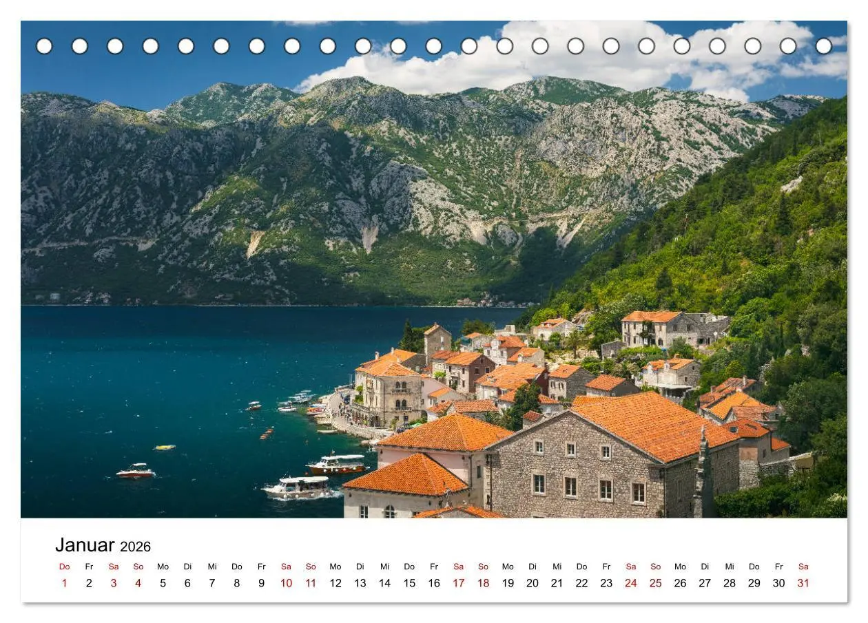 Bild: 9783457930397 | Montenegro - Im Land der schwarzen Berge (Tischkalender 2026 DIN A5...