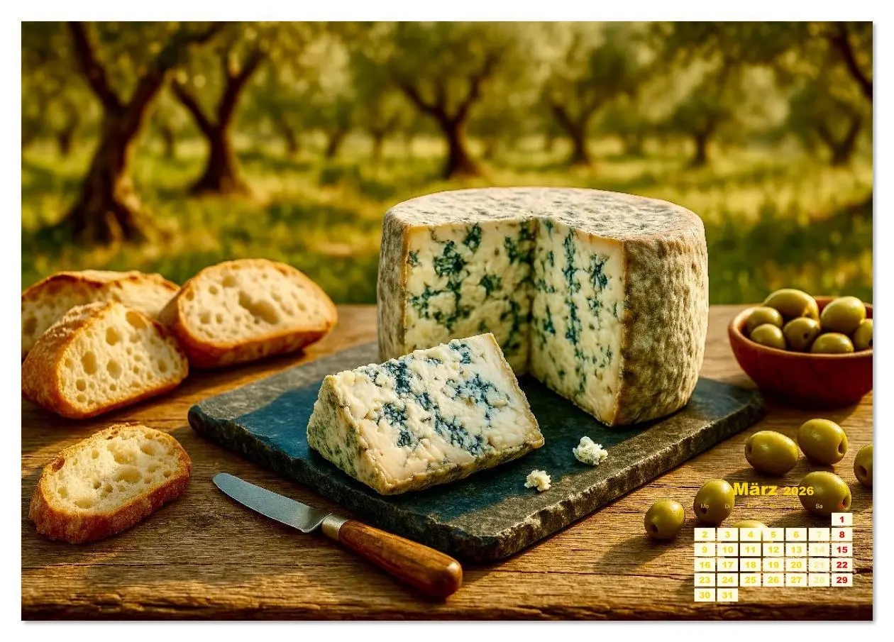 Bild: 9783516640397 | Käse aus aller Welt (Tischkalender 2026 DIN A5 quer), CALVENDO...