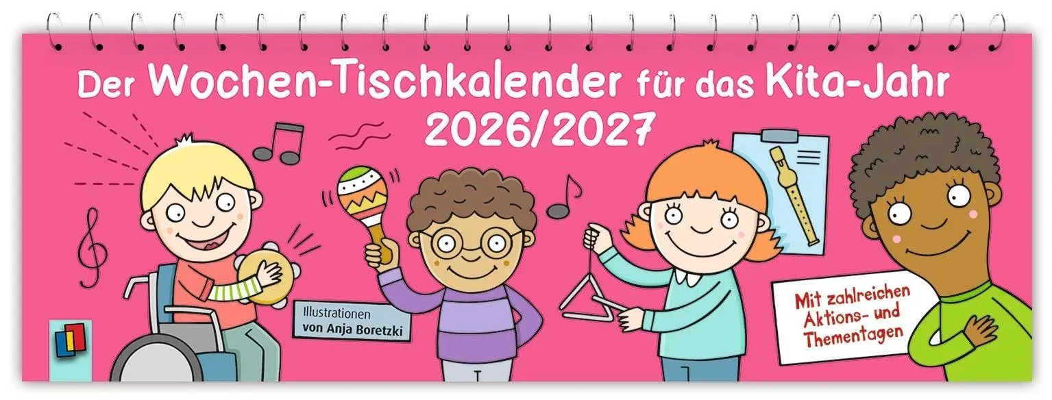 Cover: 9783834670397 | Der Wochen-Tischkalender für das Kita-Jahr 2026/2027 | Anja Boretzki