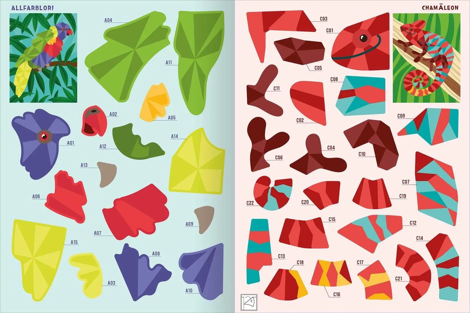 Bild: 9783845870397 | Mein Mosaik-Stickerbuch - Tiere | Izabella Markiewicz | Taschenbuch
