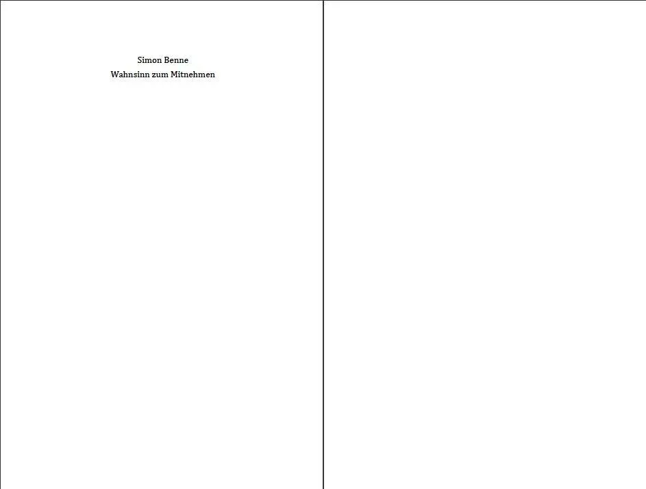 Bild: 9783987370397 | Wahnsinn zum Mitnehmen | Simon Benne | Taschenbuch | 128 S. | Deutsch