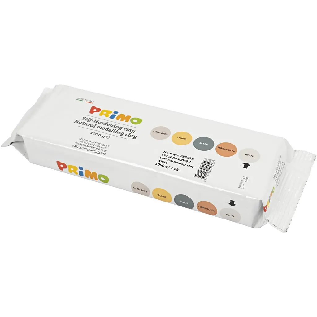 Cover: 5712854400497 | Creativ Company Selbsthärtender Ton, Weiß, 1000 g | 789050 | 2024