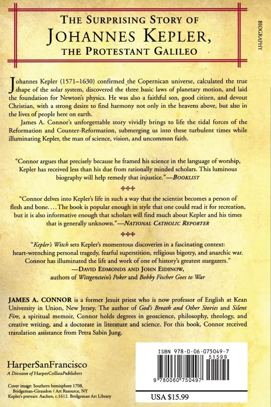 Rückseite: 9780060750497 | Kepler's Witch | James A Connor | Taschenbuch | Englisch | 2005