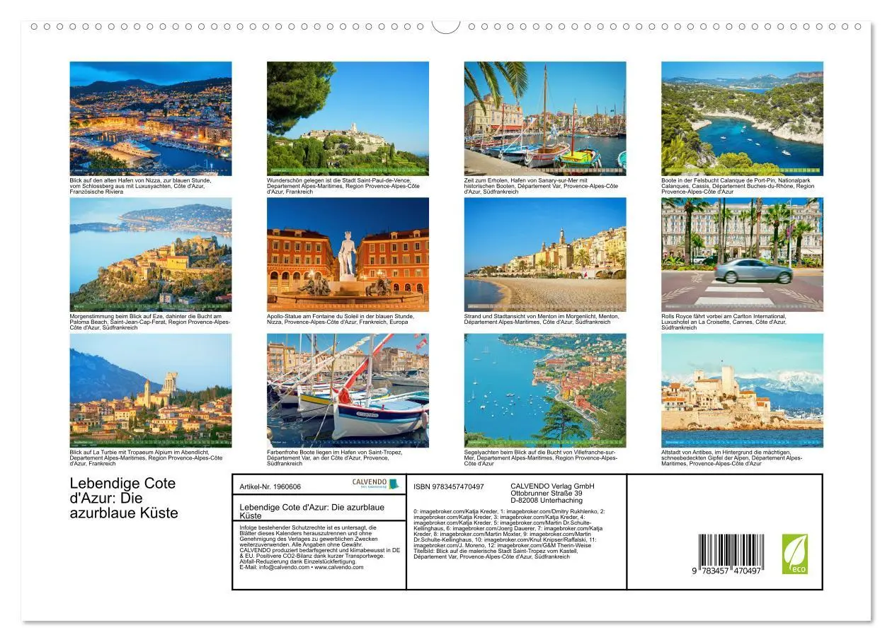 Bild: 9783457470497 | Lebendige Cote d'Azur: Die azurblaue Küste (hochwertiger Premium...