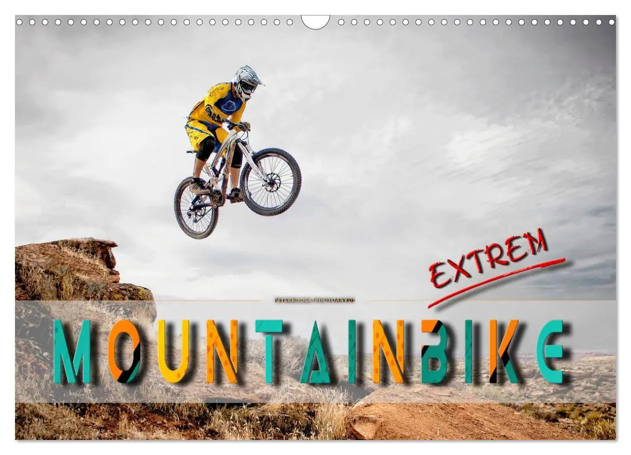 Cover: 9783457920497 | Mountainbike extrem (Wandkalender 2026 DIN A3 quer), CALVENDO...