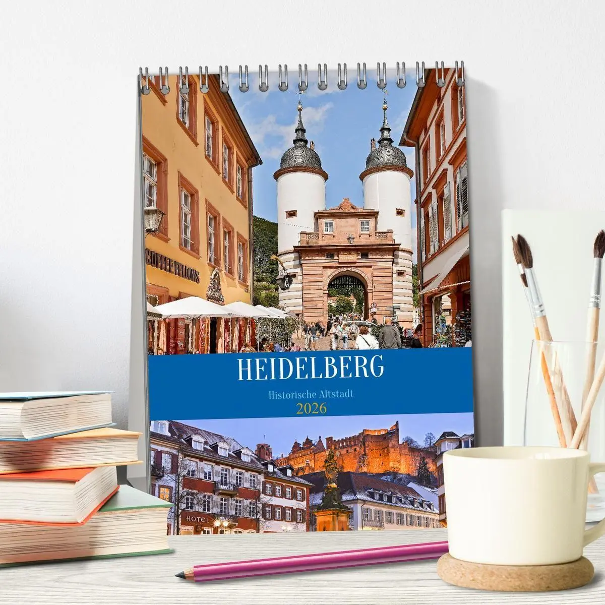 Bild: 9783516700497 | Heidelberg - Historische Altstadt (Tischkalender 2026 DIN A5 hoch),...
