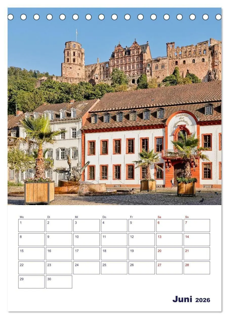 Bild: 9783516700497 | Heidelberg - Historische Altstadt (Tischkalender 2026 DIN A5 hoch),...