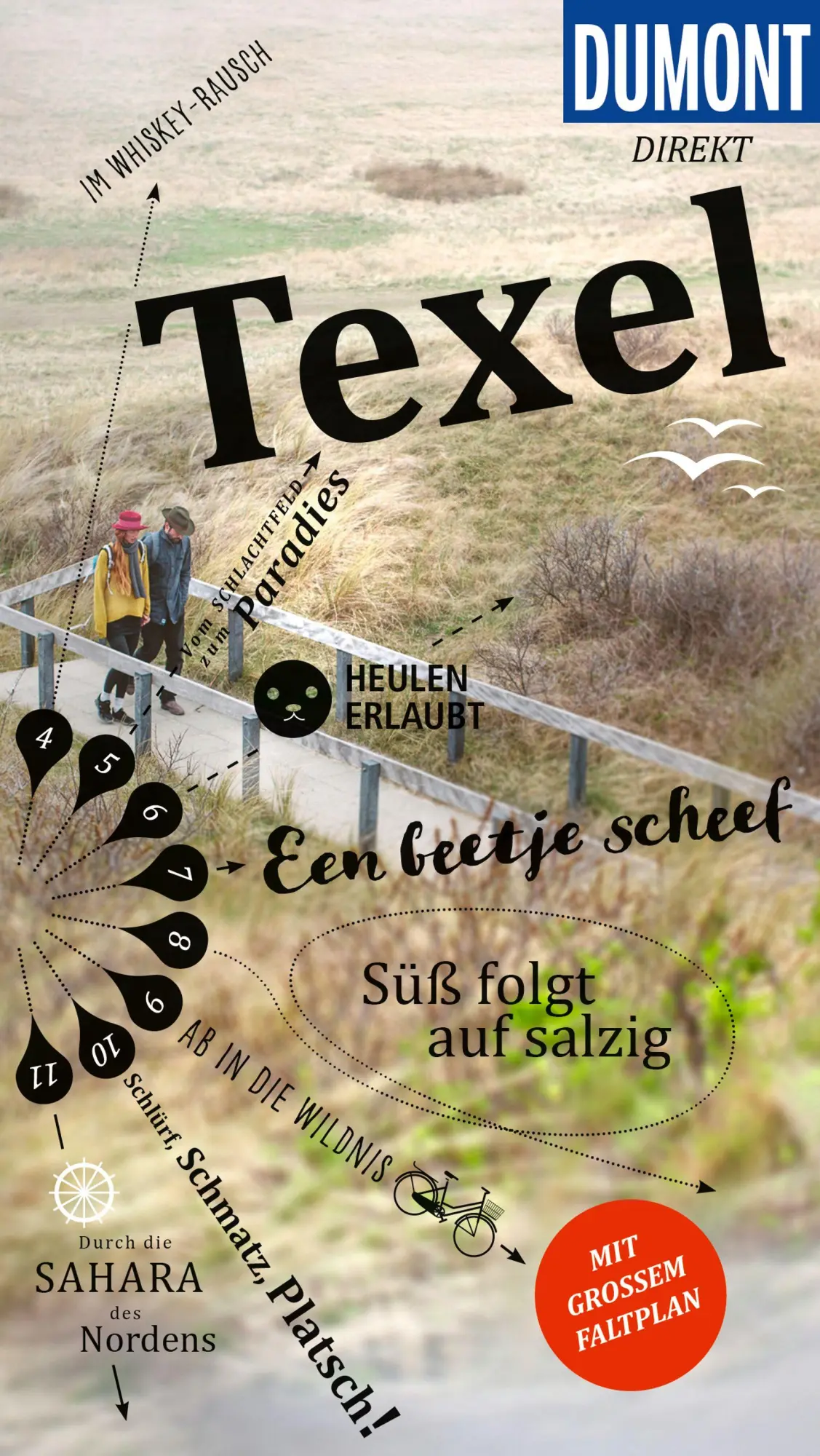 Cover: 9783616000497 | DUMONT direkt Reiseführer Texel | Mit großem Faltplan | Susanne Völler