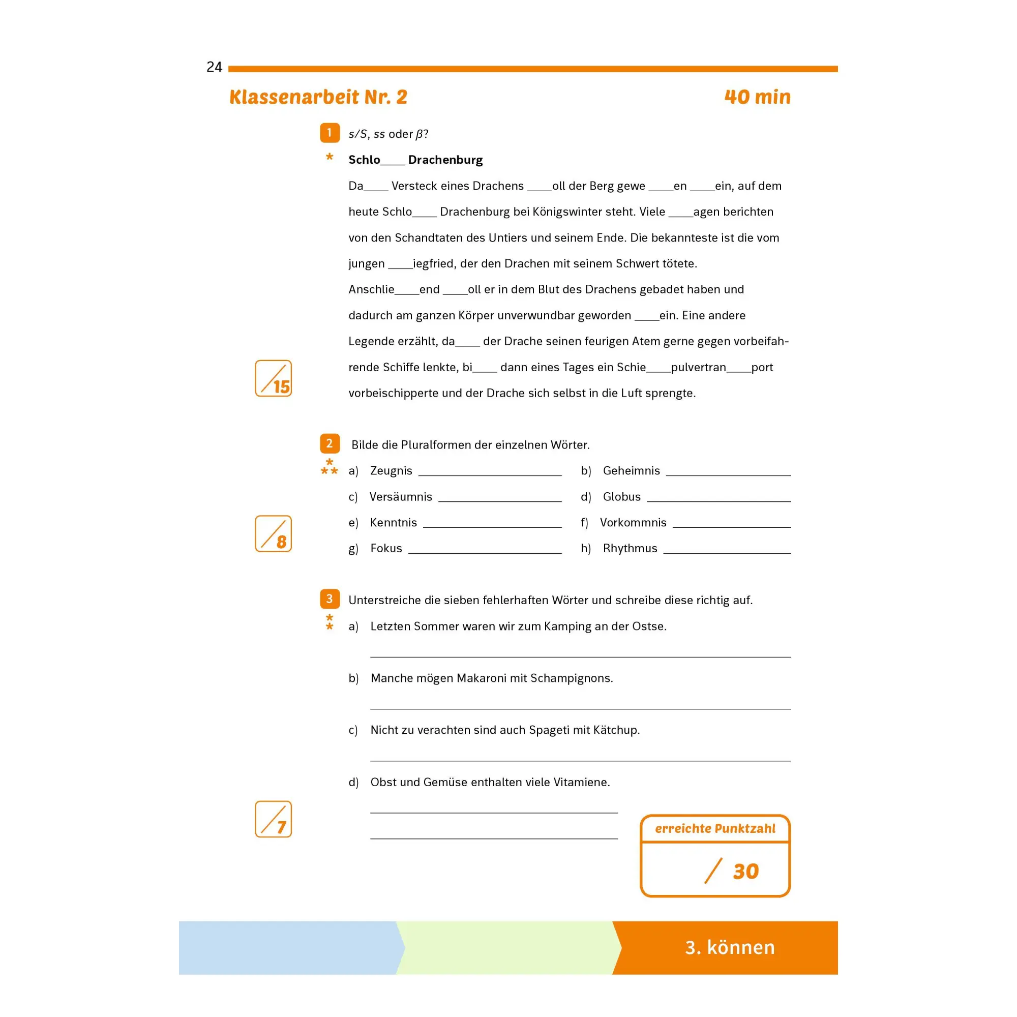Bild: 9783070030597 | Fit für die Klassenarbeit - Gymnasium. Deutsch 7 | Taschenbuch | 2026