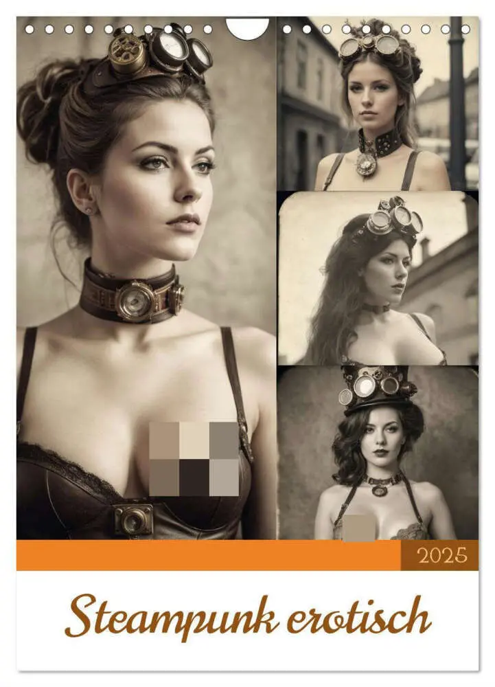 Cover: 9783383800597 | Steampunk erotisch (Wandkalender 2025 DIN A4 hoch), CALVENDO...